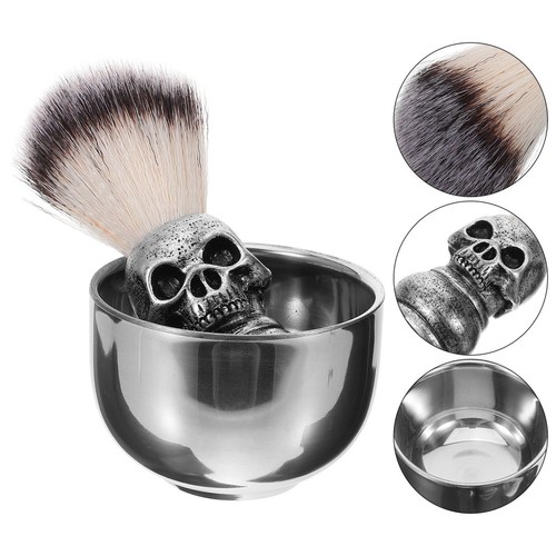 Silver male shaving - male, and
