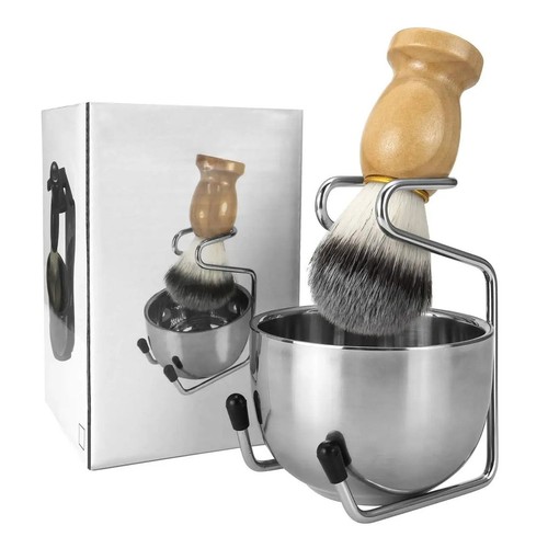 Men shaving brush set - in,