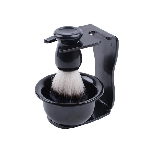 Men shaving brush set - 3-in-1,
