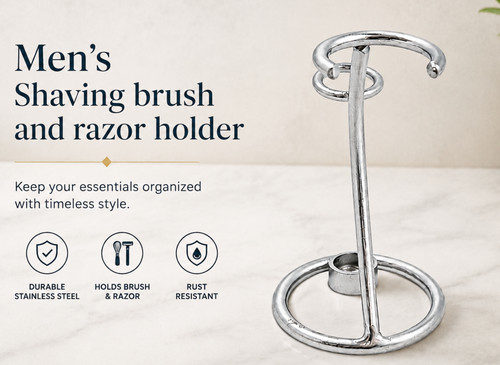 Dual safety razor - razor, brush
