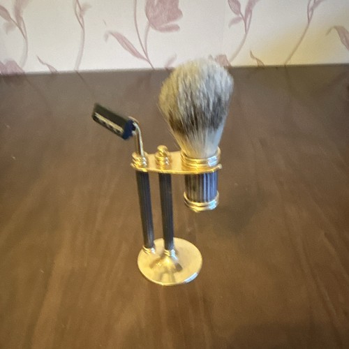 Badger hair shaving brush kit - shaving,