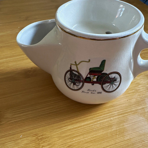 Ceramic shaving mug - shaving,